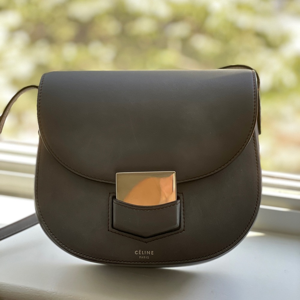 Celine Trotteur Calfskin Bag